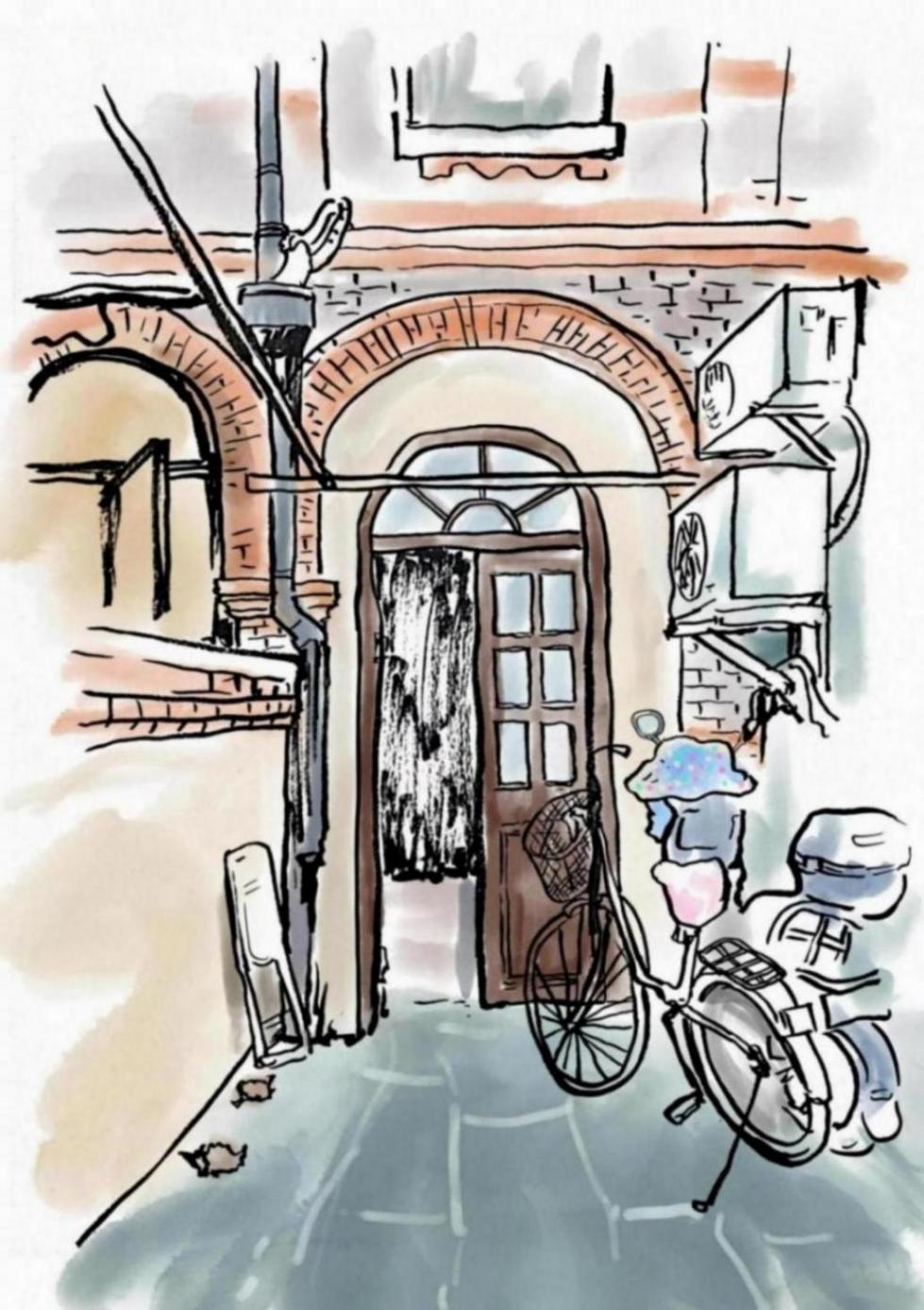 舊貌換新顏的沿街“紅房子”,滿眼都是風情