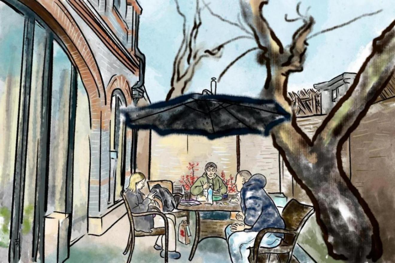 舊貌換新顏的沿街“紅房子”,滿眼都是風情