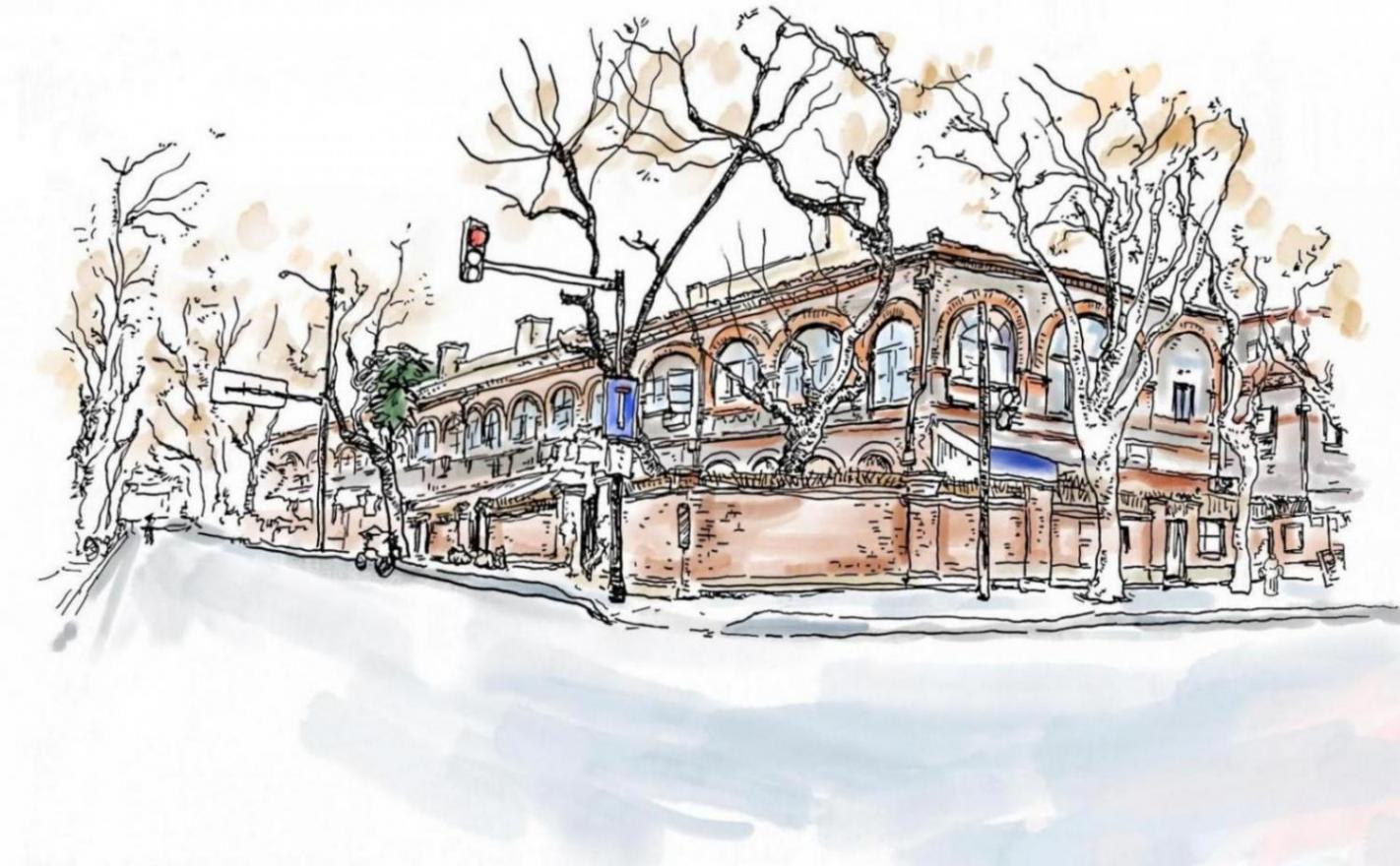 舊貌換新顏的沿街“紅房子”,滿眼都是風情