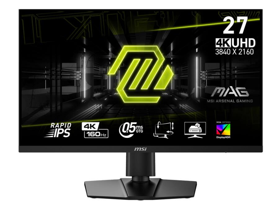 微星推出MAG 274UPF E2 27英寸顯示器:4K 160Hz、Rapid IPS