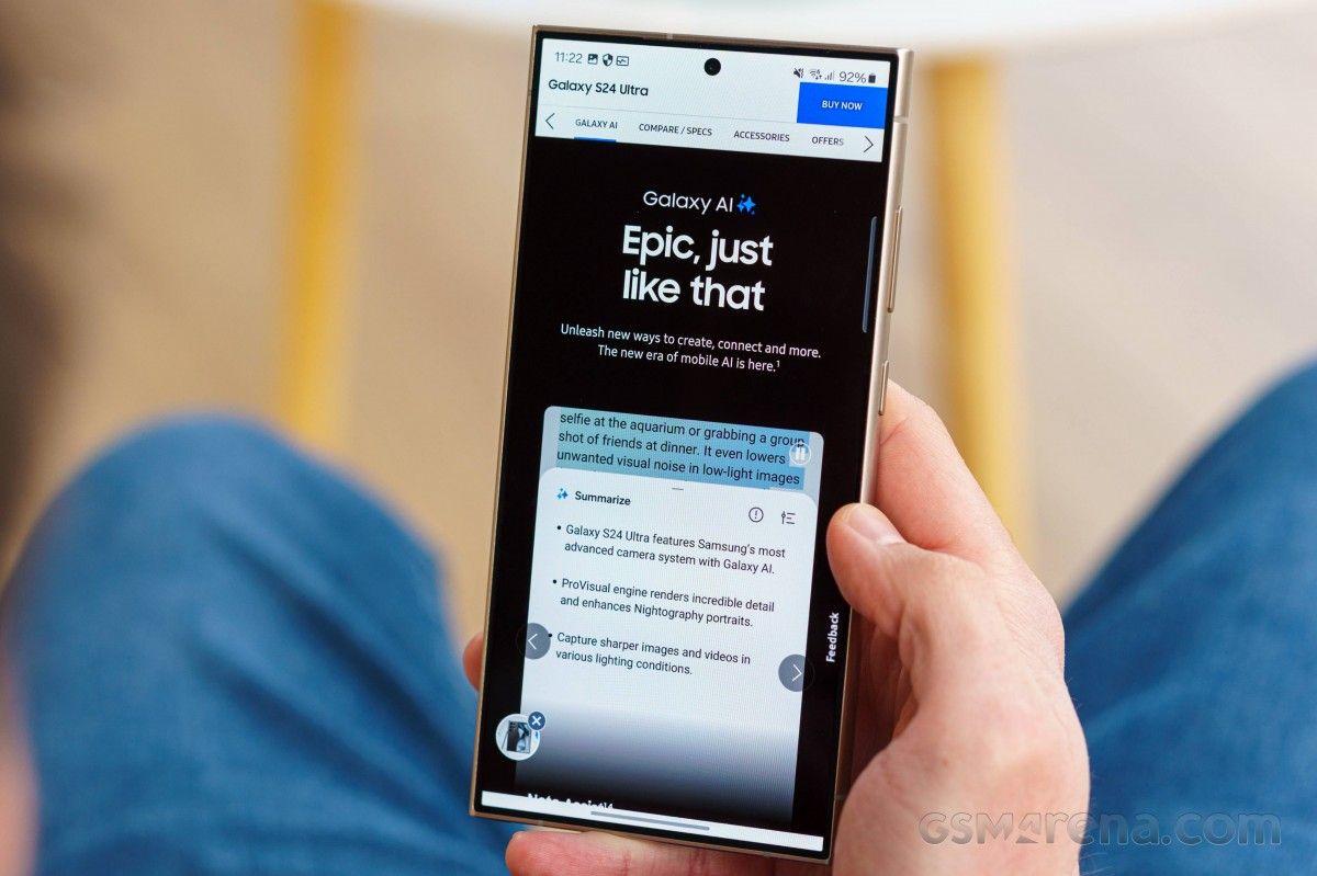 三星開始推送One UI 6.1,稱完成后有1億臺設備使用Galaxy AI