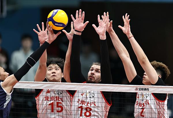 扳平總比分!北京北汽男排奪回衛冕主動權 感謝京城觀眾助威