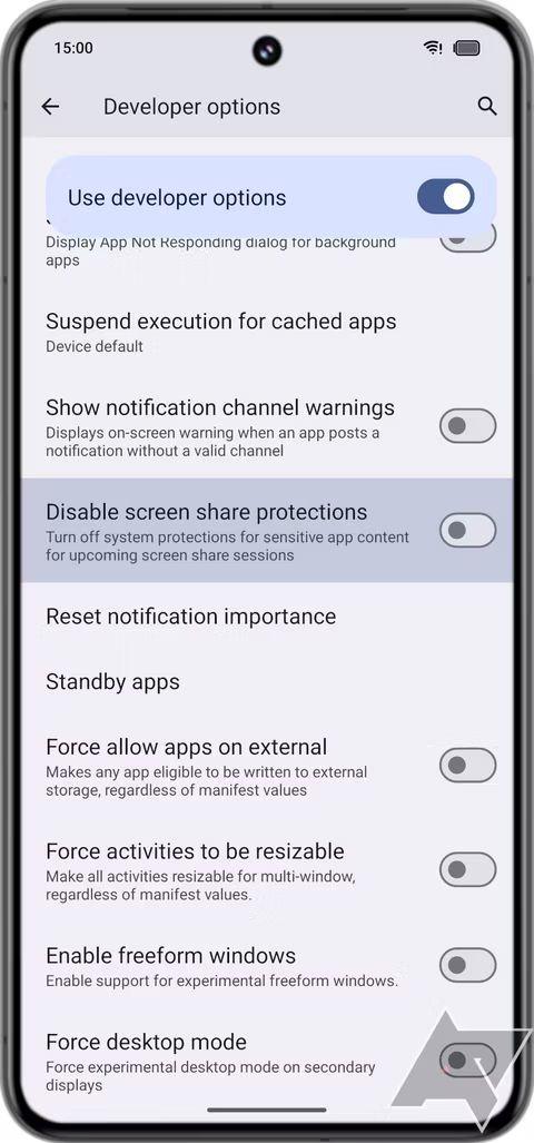 谷歌安卓15新特性曝光,降低屏幕共享期間敏感/尷尬信息泄露幾率