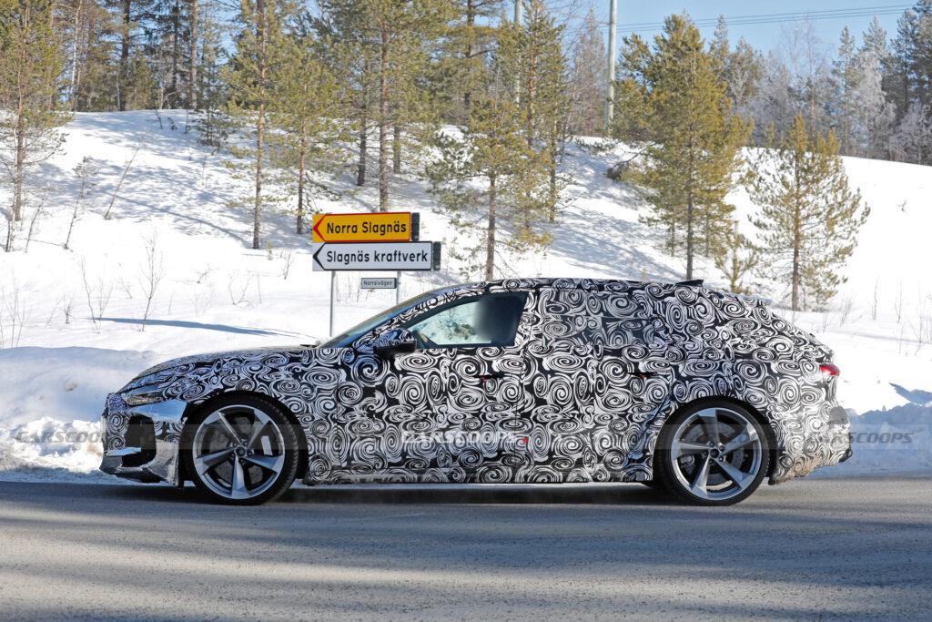 新款奧迪RS5 Avant測試車諜照曝光,寬體設計肌肉感十足