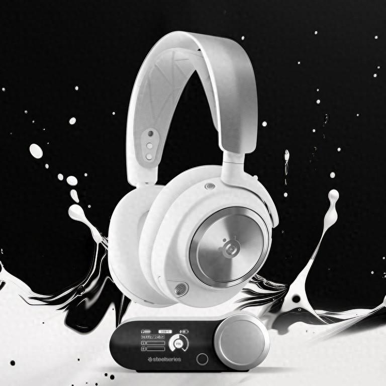 賽睿推出白色版寒冰新星專業版無線頭戴耳機,售349.99美元