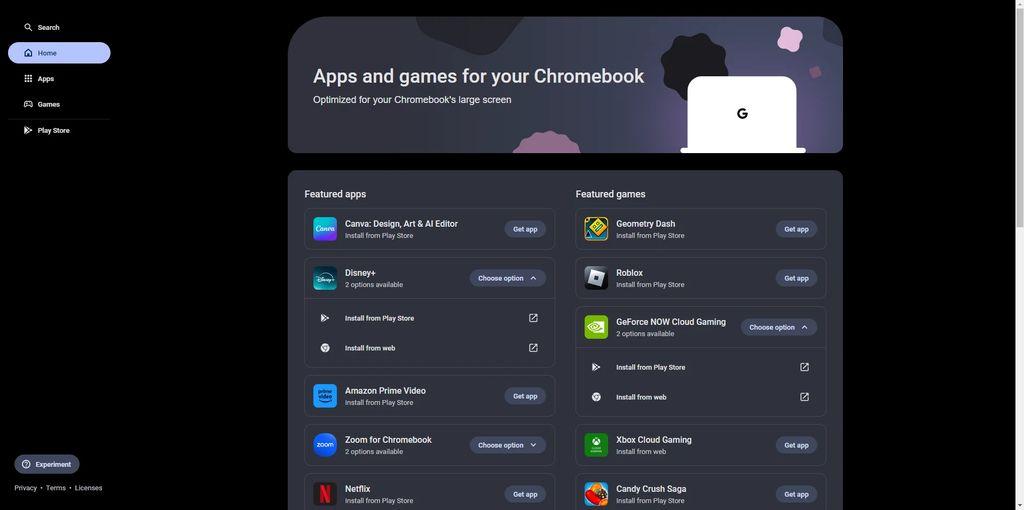 谷歌ChromeOS測試新App Mall:簡化App發(fā)現(xiàn)和安裝