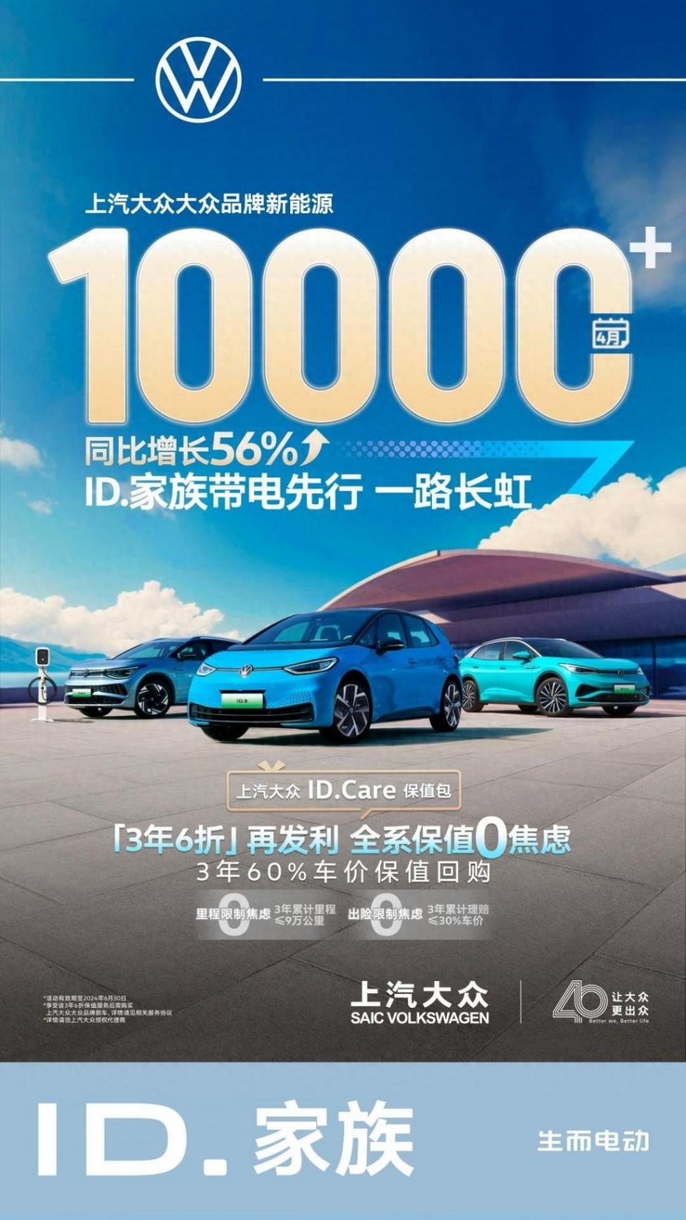 油電同進,油電雙增!上汽大眾1-4月累計銷量達34萬輛,同比增長8.1%