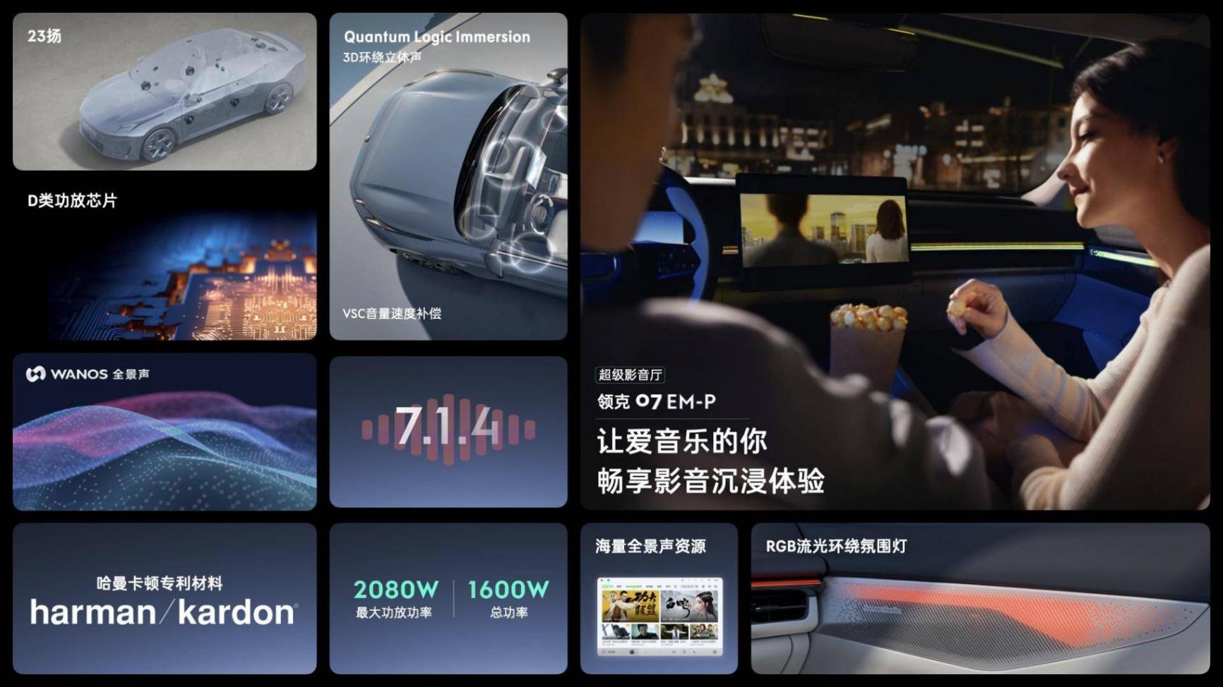 豪華智享超電轎車 領克07 EM-P上市 16.98萬-18.98萬