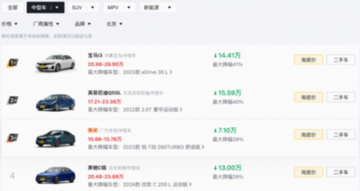 合資車內卷無底線:雅閣終端價已逼近比亞迪秦Plus榮耀版