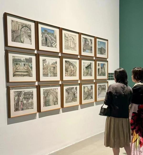 上海劉海粟美術館展八旬呂吉人80件畫作