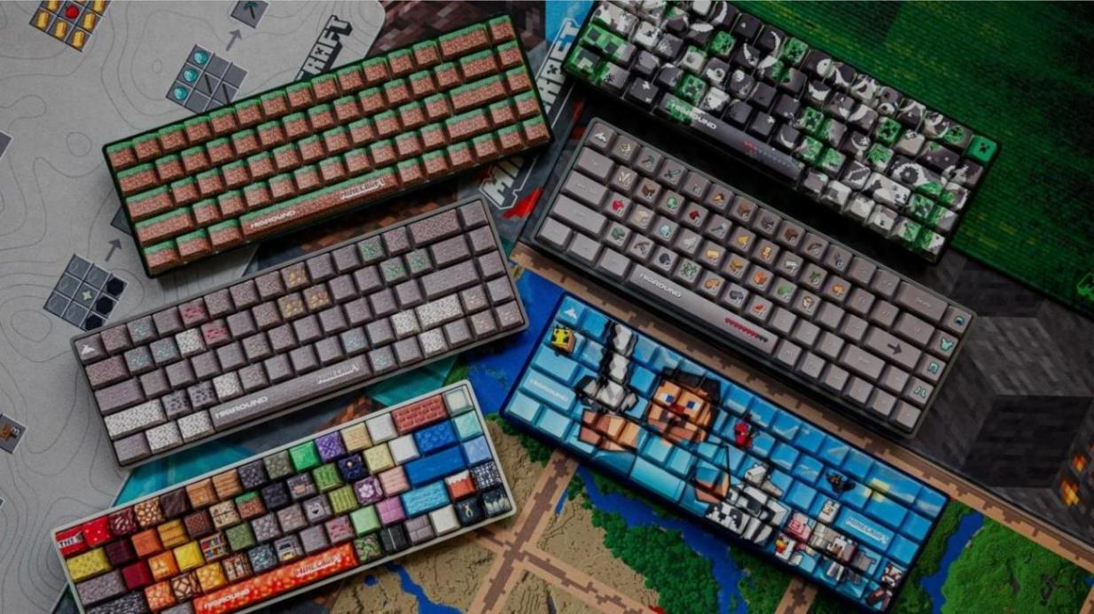 Higround推出《我的世界》聯(lián)名版機(jī)械鍵盤,5月29日發(fā)售