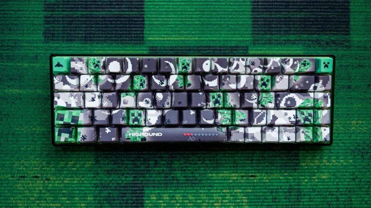 Higround推出《我的世界》聯(lián)名版機(jī)械鍵盤,5月29日發(fā)售