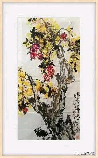 北京畫家徐曠達居住棗莊冠世榴園專為畫石榴