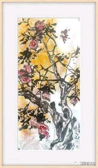 北京畫家徐曠達居住棗莊冠世榴園專為畫石榴