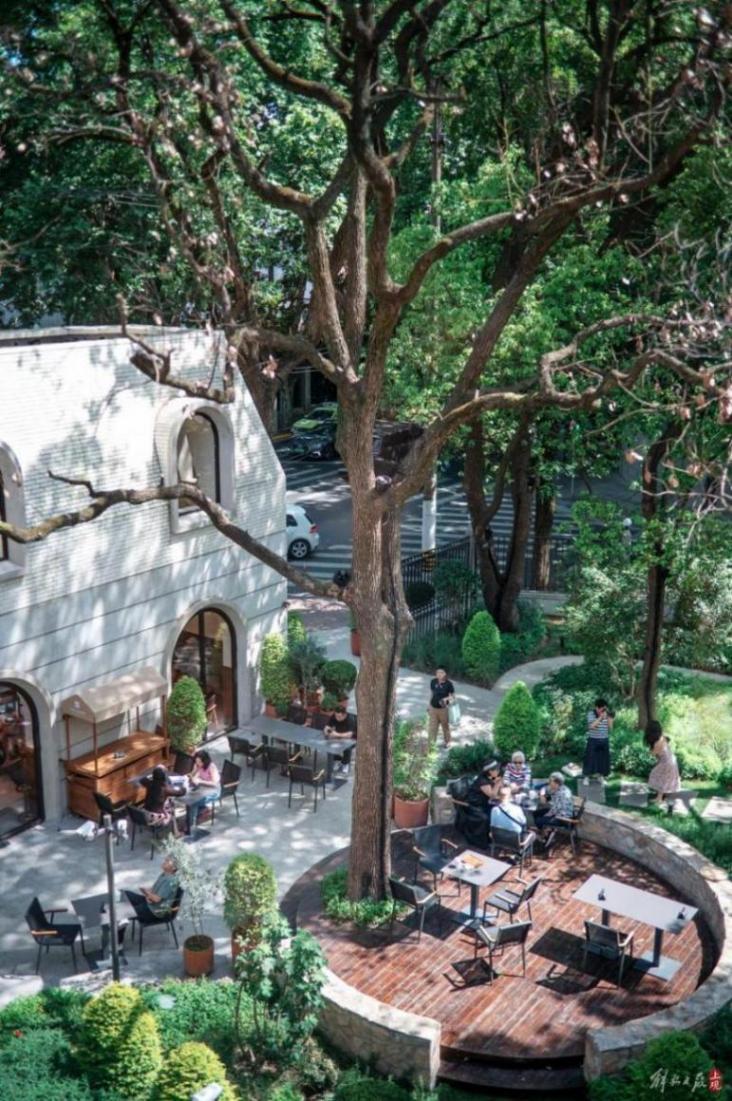 衡山路新添一景,賞花,用餐,咖啡,購物……法式小花園打開方式多