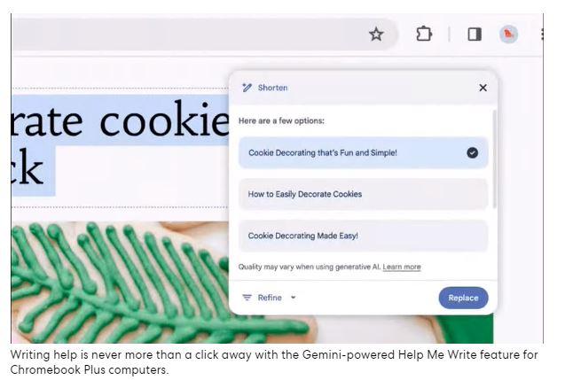 谷歌版AI PC也來(lái)了!一文讀懂Chromebook Plus五大AI新功能