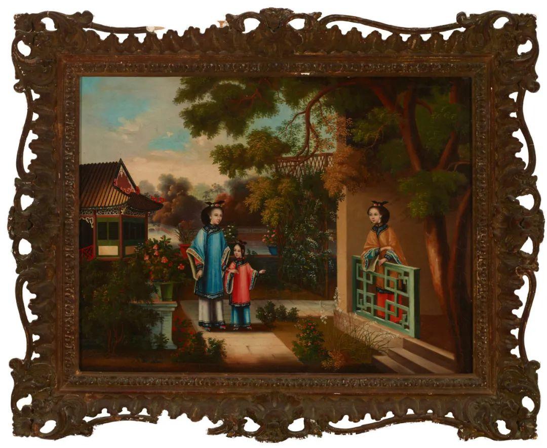 看洋風畫里的清晚期人物、風俗,“藝薈中西”巡展天津