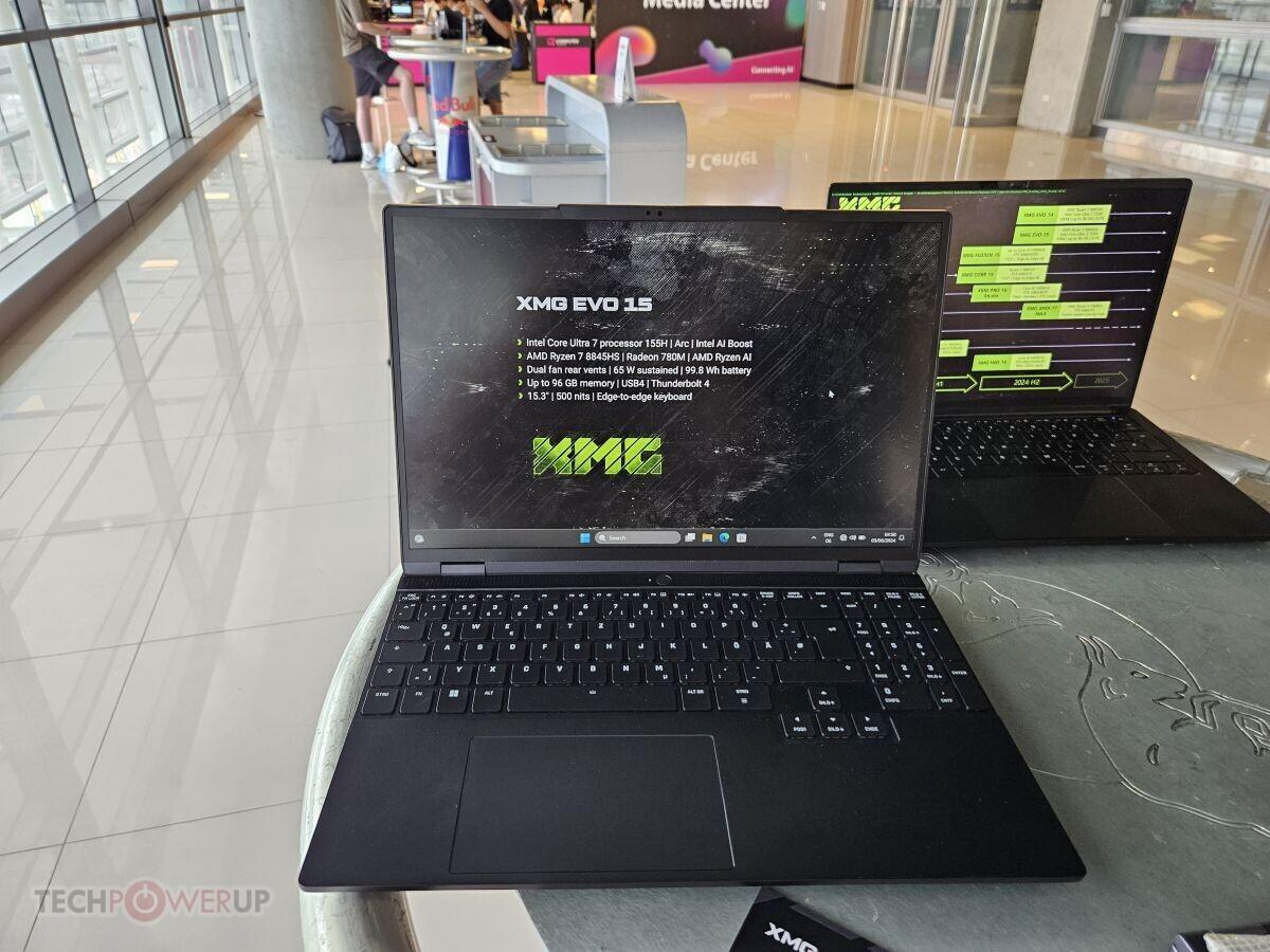 99.8Wh版“無界15X”,Schenker XMG展示新款EVO 15等筆記本