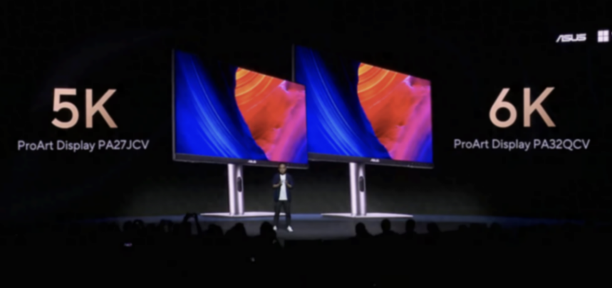 可選5K/6K分辨率,華碩PA27JCV/PA32QCV顯示器亮相