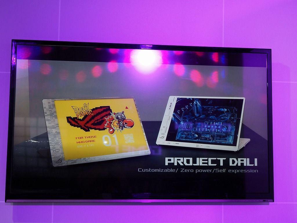 隨心更換、個(gè)性表達(dá),華碩展示Dali筆記本:A面配E Ink彩屏