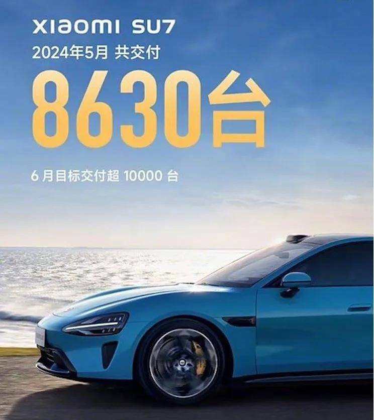 造車新勢力5月份銷量出爐,笑得出的只有小米汽車