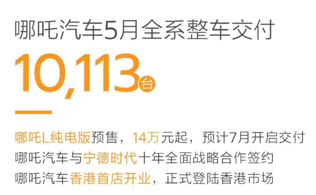 造車新勢力5月份銷量出爐,笑得出的只有小米汽車