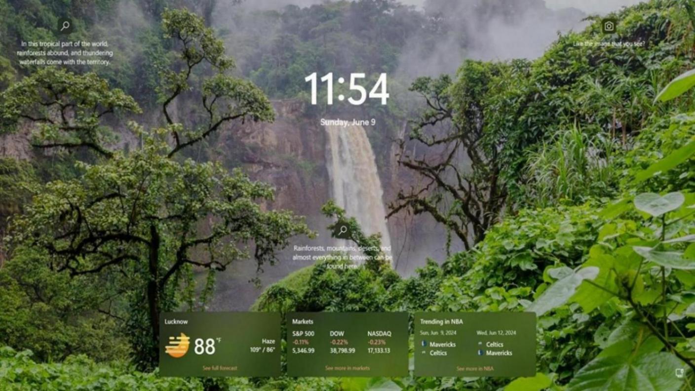 微軟向所有用戶推送 Windows 11/10 MSN 鎖屏功能