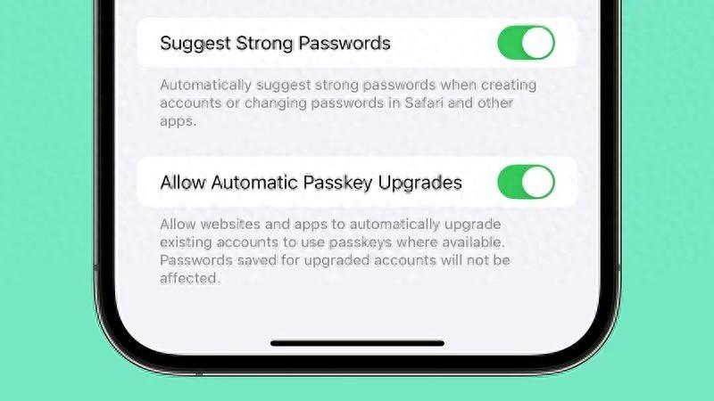 2年推廣邁入新階段,蘋果iOS 18將自動升級Passkey登錄網站/App