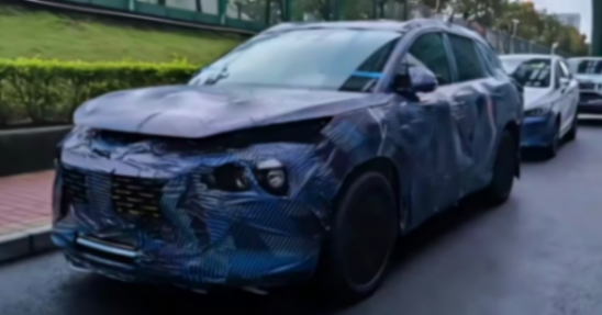 對標理想L9?比亞迪唐L諜照曝光,車長5米尺寸大!