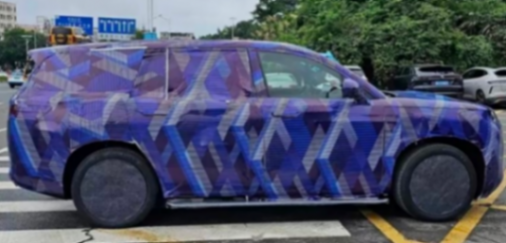 對標理想L9?比亞迪唐L諜照曝光,車長5米尺寸大!