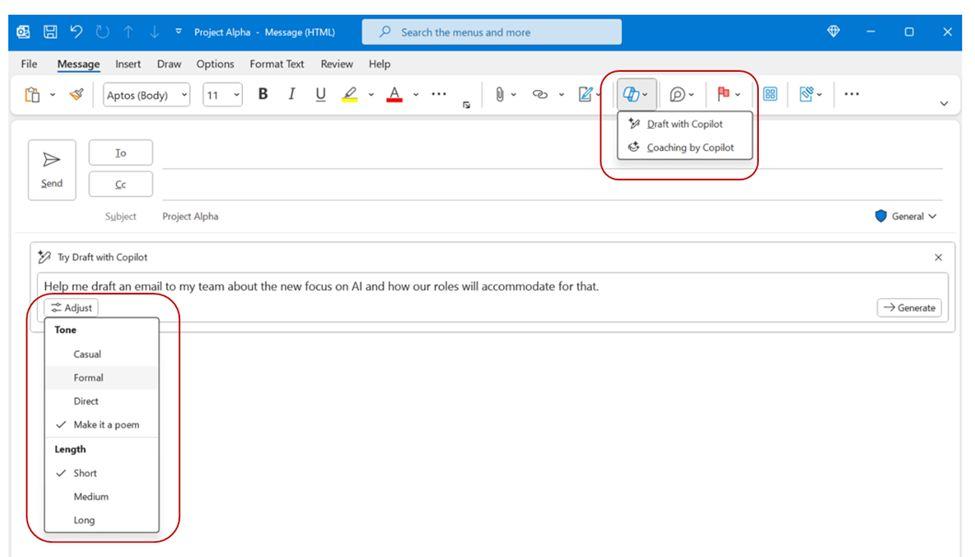 微軟Win10/Win11經(jīng)典版Outlook也擁抱AI:能總結(jié)、撰寫郵件等