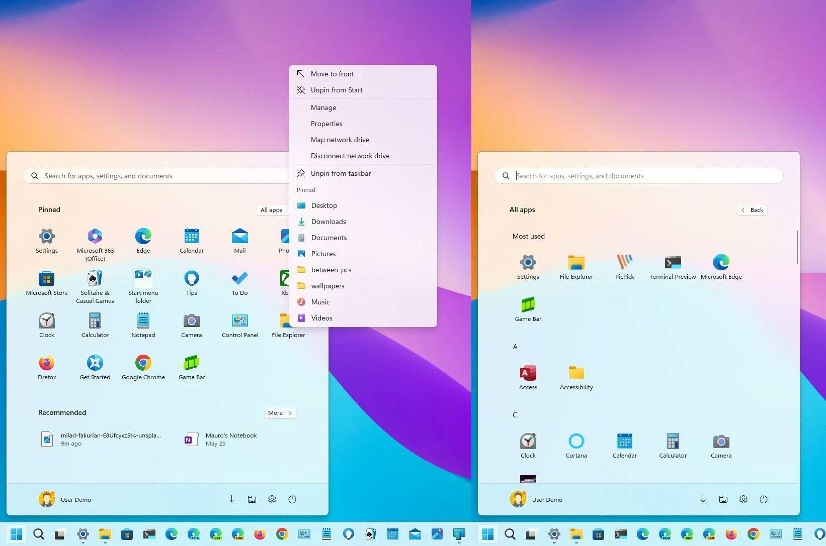 微軟發(fā)布Win11 Beta 22635.3785預覽版:增強開始菜單