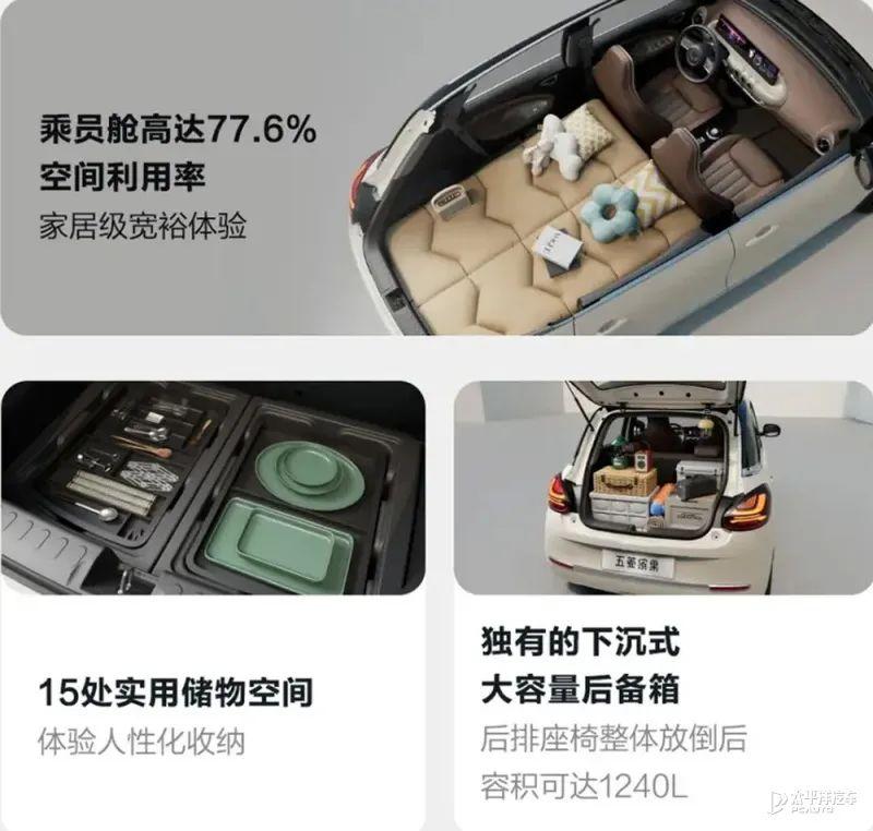 代步小車也卷配置!標配快充+全新配色,新款五菱繽果上市,海鷗看了都著急!