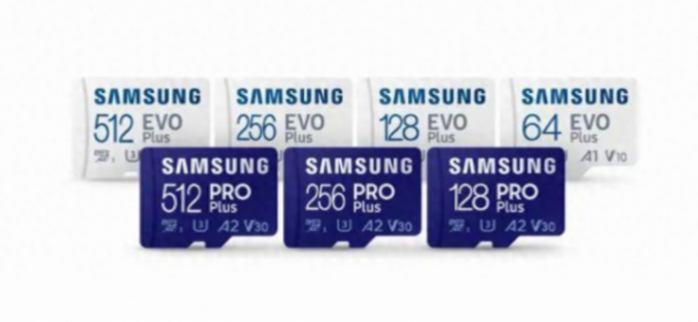 支持4K視頻 +10年質保:三星TF存儲卡512G版187元