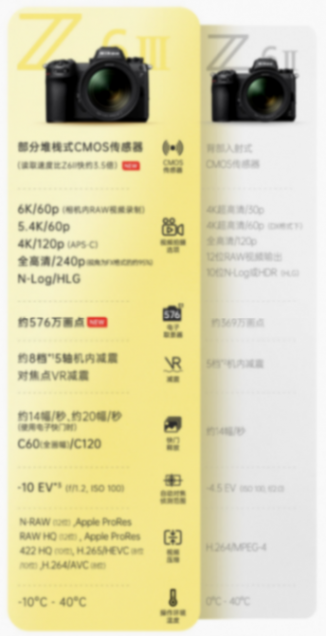 18999元,尼康Z6 III全畫幅相機(jī)國行京東上架6月25日開售