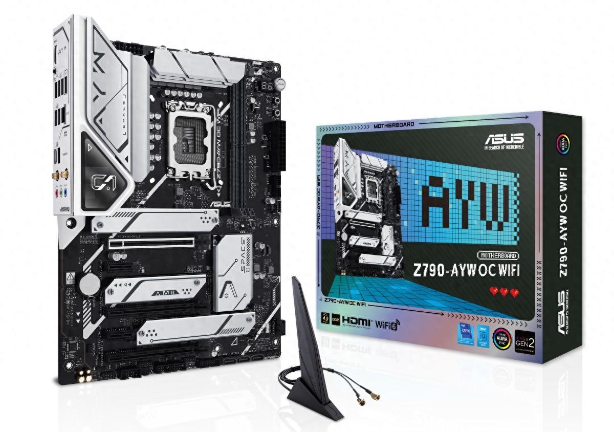 華碩推出Z790-AYW OC WIFI主板:雙內(nèi)存槽設(shè)計(jì),最大支持DDR5-8200+OC