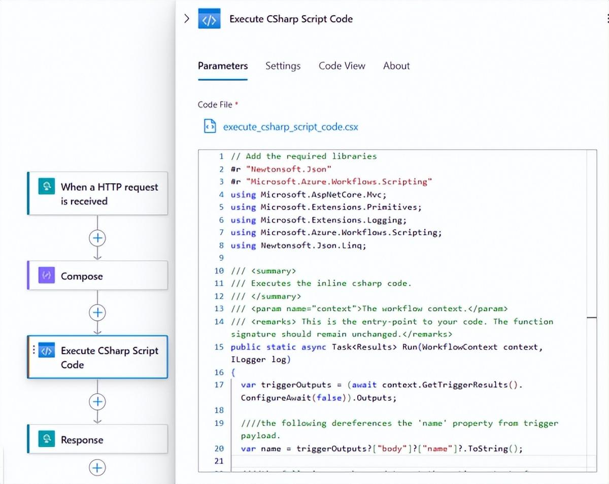 微軟公布Azure Logic應用混合部署預覽,C#內聯(lián)操作終于落地