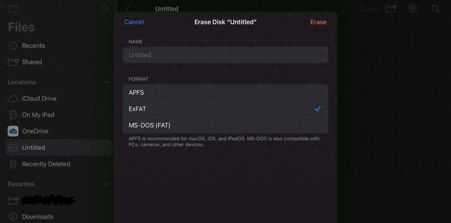 蘋果iPadOS 18“文件”應用隱藏功能:可格式外置磁盤