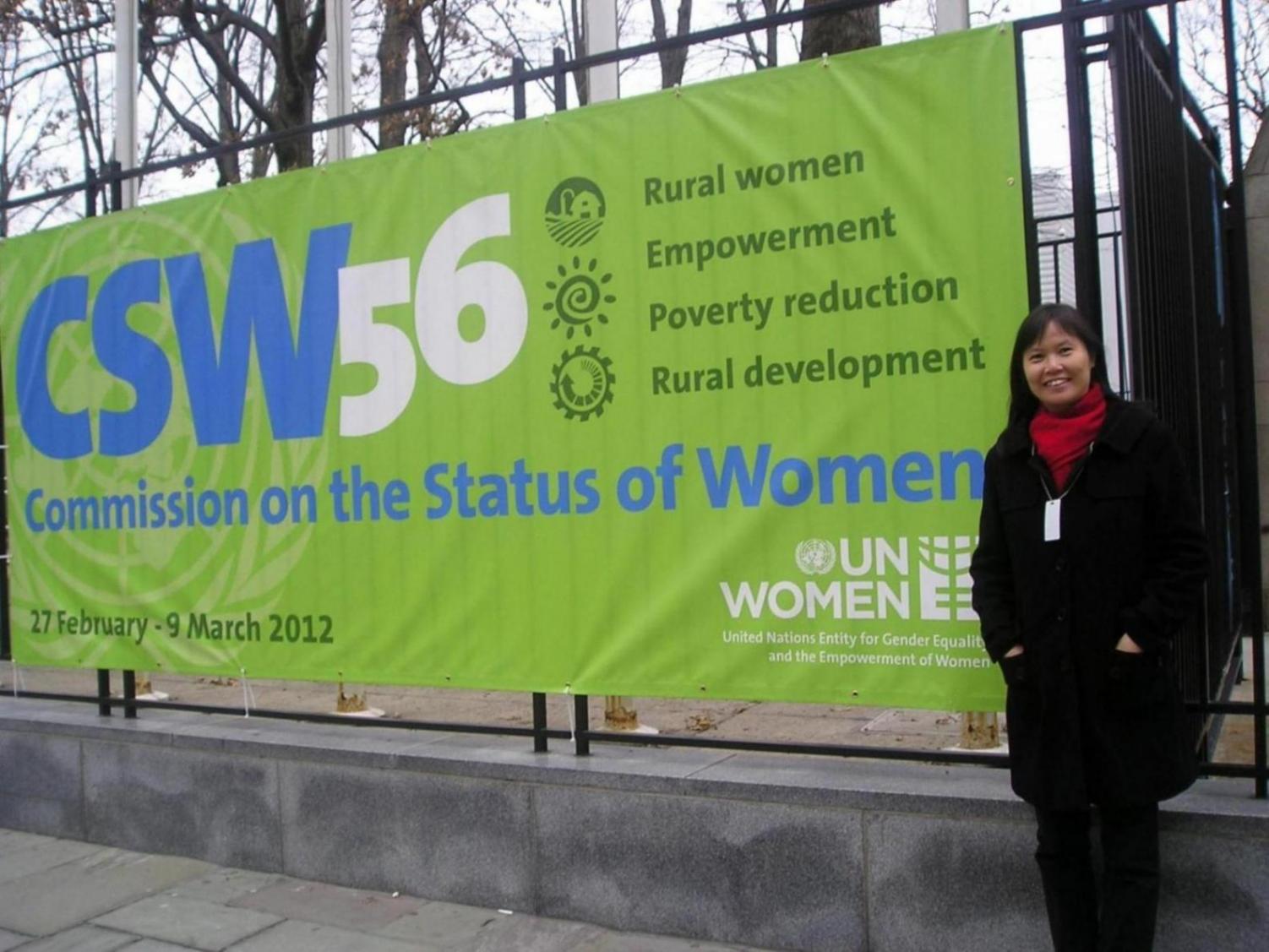 與失去土地的出嫁女并肩