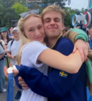 瑞典國王來看小莫比賽了