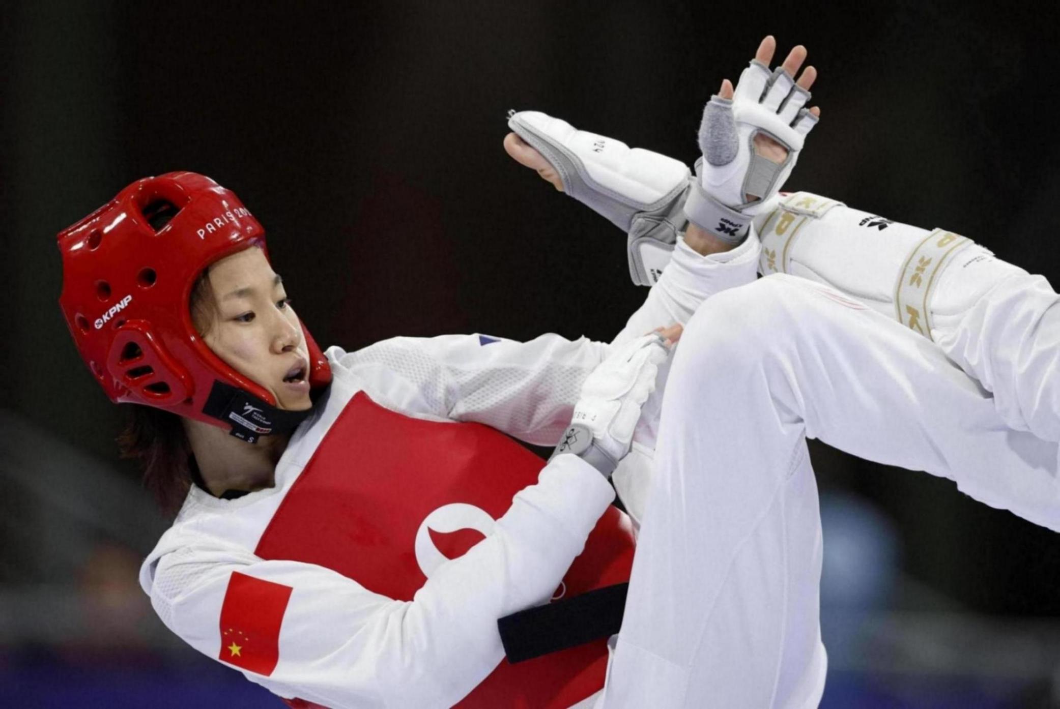 郭清49公斤級跆拳道銀牌