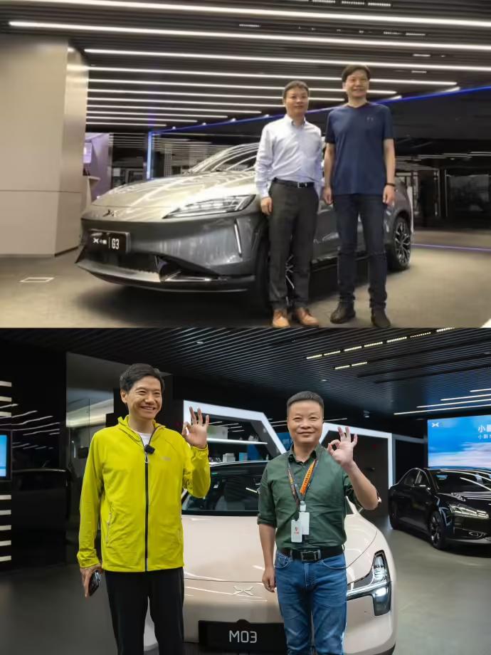 雷軍盛贊何小鵬:這兩年小鵬越來越好,希望MONA M03/P7+加快提產