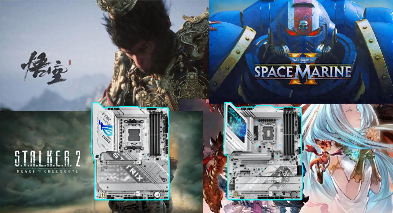 華碩X870/Z890吹雪主板:可顏可戰,潮玩裝機首選