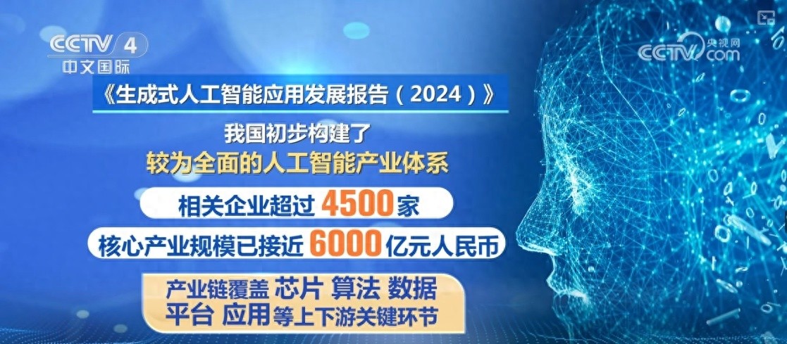 生成式人工智能加速滲透各行各業 高質量發展新動能“引擎”更足