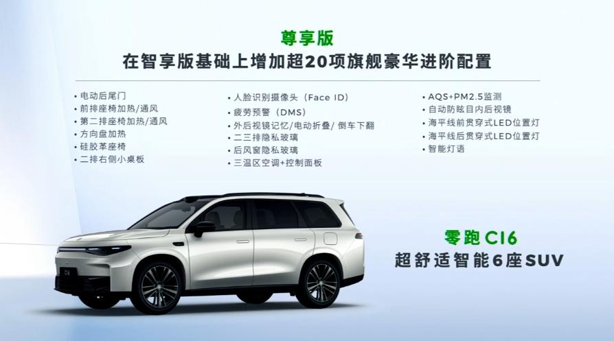 零跑C16純電SUV新增“580長續(xù)航版”1月6日10:00上市