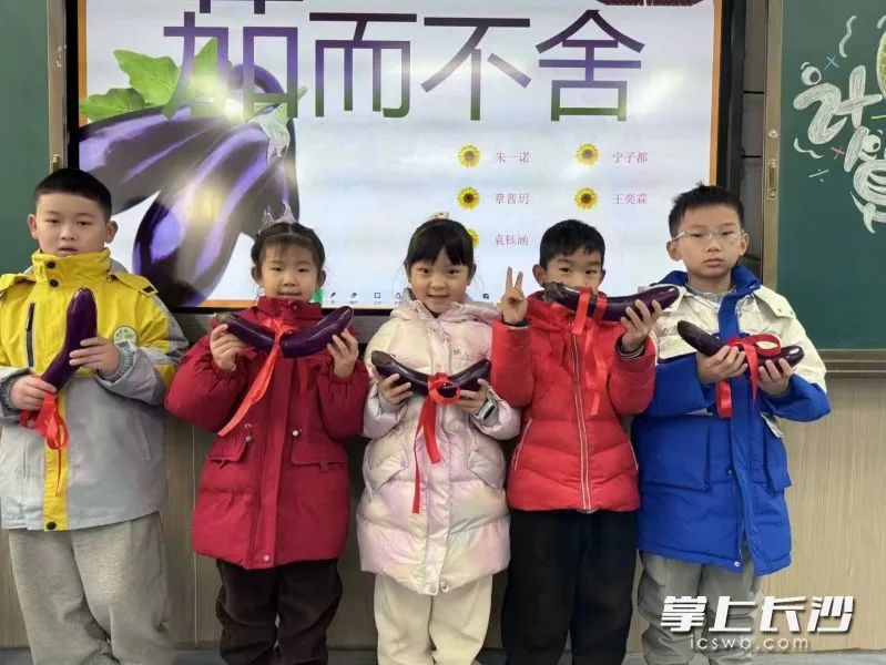 蘿卜、大蔥、西蘭花……雨花區一小學的獎品蠻“有味”
