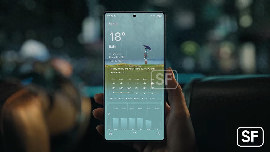 初探三星One UI 8原生天氣應用:人物服裝隨天氣動態切換