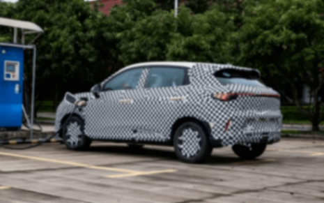 五菱全新純電動小型SUV測試諜照曝光,或命名為繽果SUV或繽果S