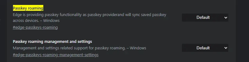 微軟Edge Canary瀏覽器測試新功能:跨設備同步Passkey通行密鑰