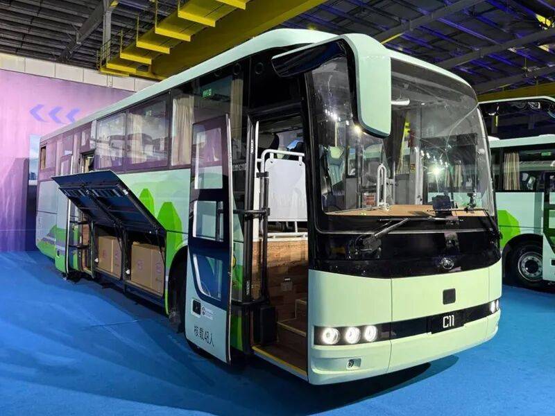 1000V+云輦,比亞迪推e-Bus平臺3.0,全新客車C11同步亮相!